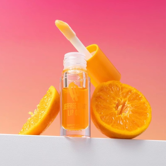 Jeffree Star Thirsty Lip Oil-sheer orange w/ creamsicle flavor, hydrating, vegan - Picture 4 of 4